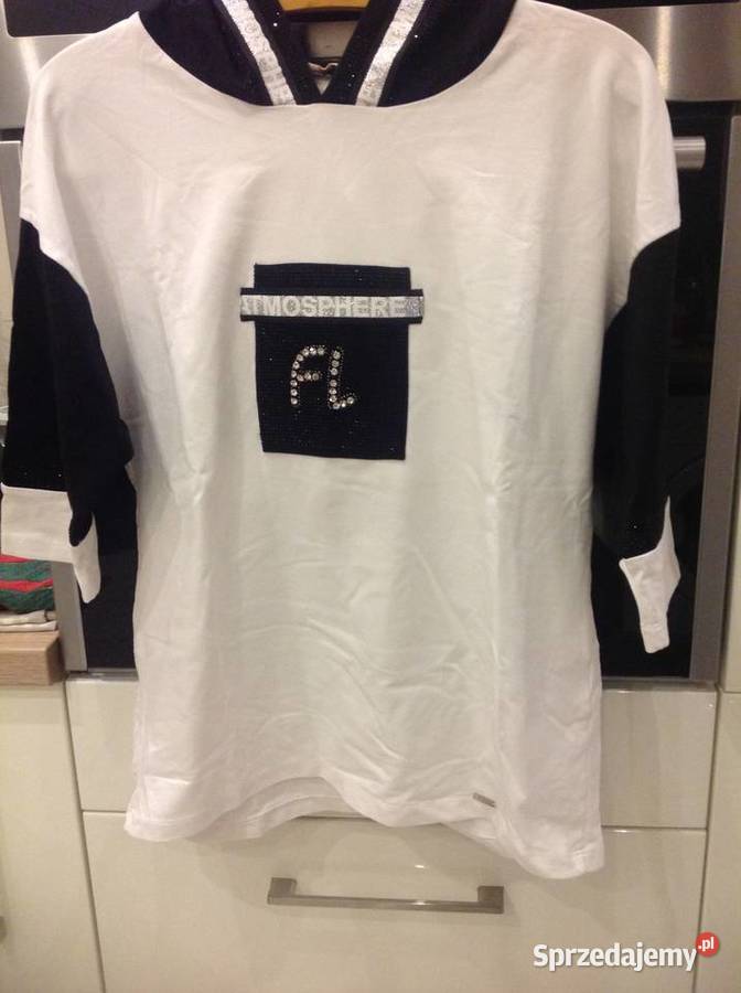 Bluza z Kapturem Biało Czarna Damska MEGI M lubuskie sprzedam