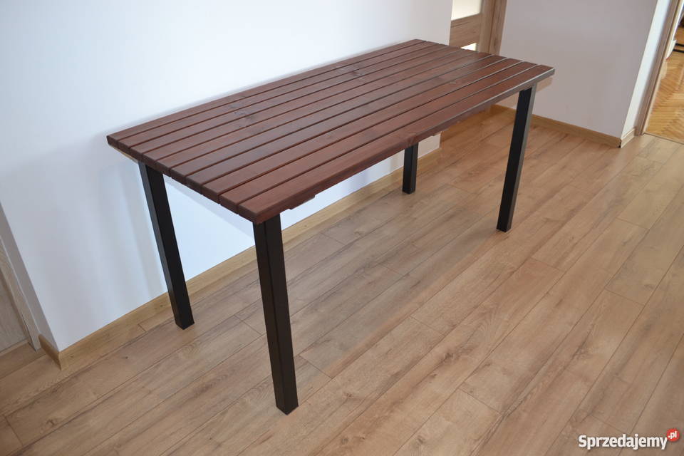 Stolik kawowy Stół ogrodowy drewniany SD004 podkarpackie Zalesie