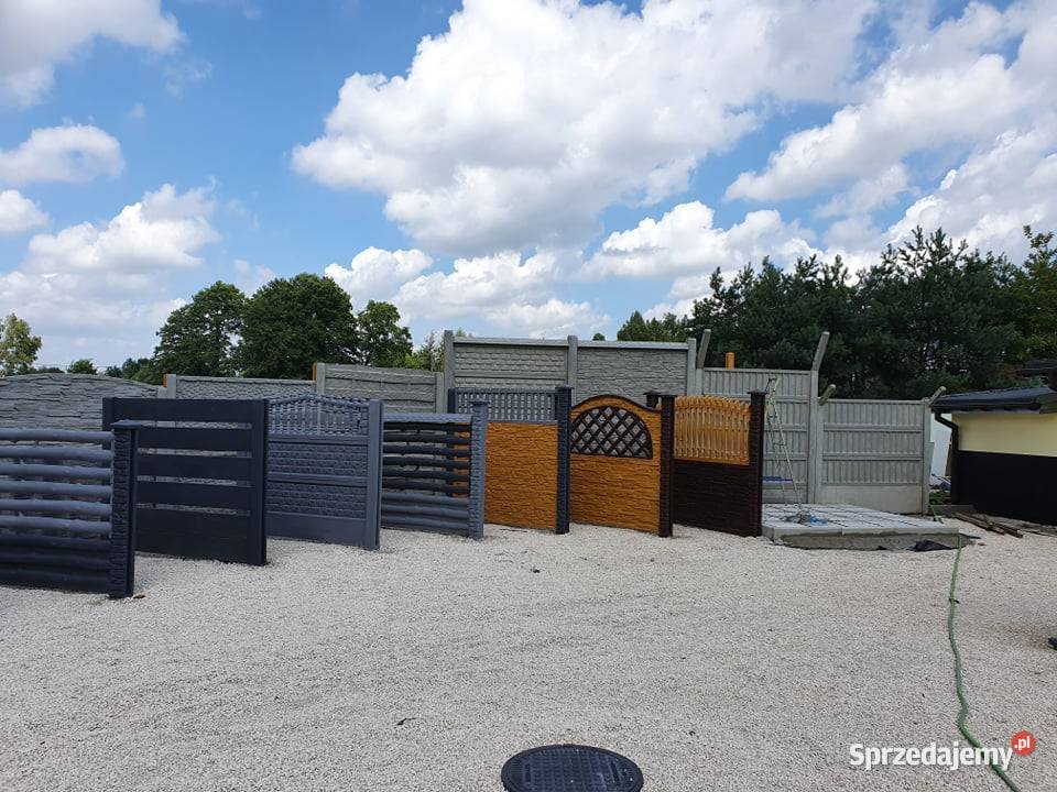 Ogrodzenie betonowe produkcja sprzedaż i montaż