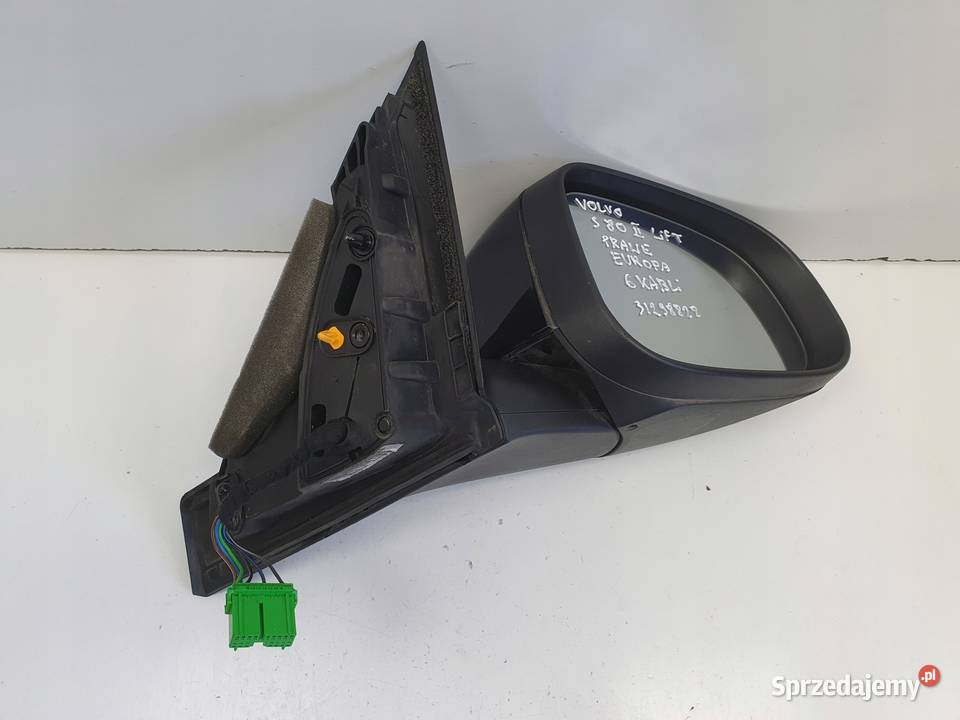 LUSTERKO PRAWE PASAŻERA Volvo S80 II LIFT 6 Rudka