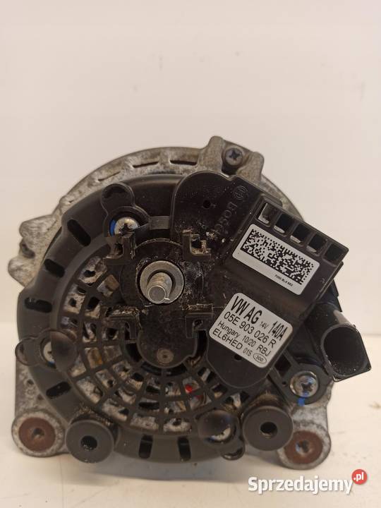 VW SKODA AUDI ALTERNATOR 05E903026R 15 TSI Układ elektryczny silnika