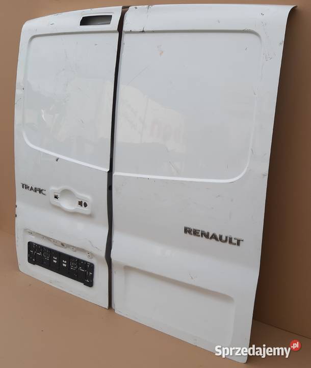 RENAULT TRAFIC III DRZWI TYŁ LEWE PRAWE KOMPLET lubuskie Trzciel