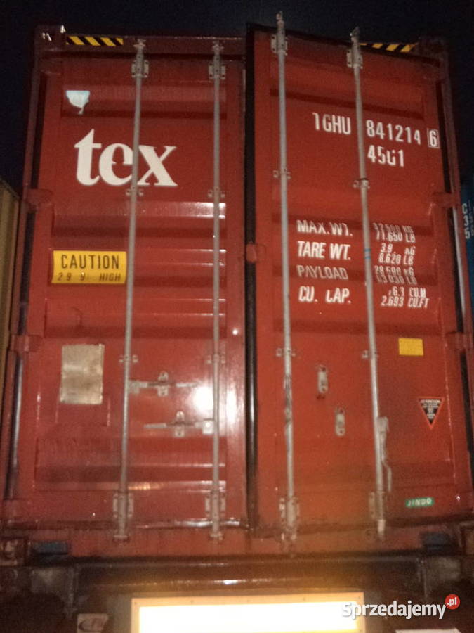 Kontenery morskie 40HC 12 metrowe Opole
