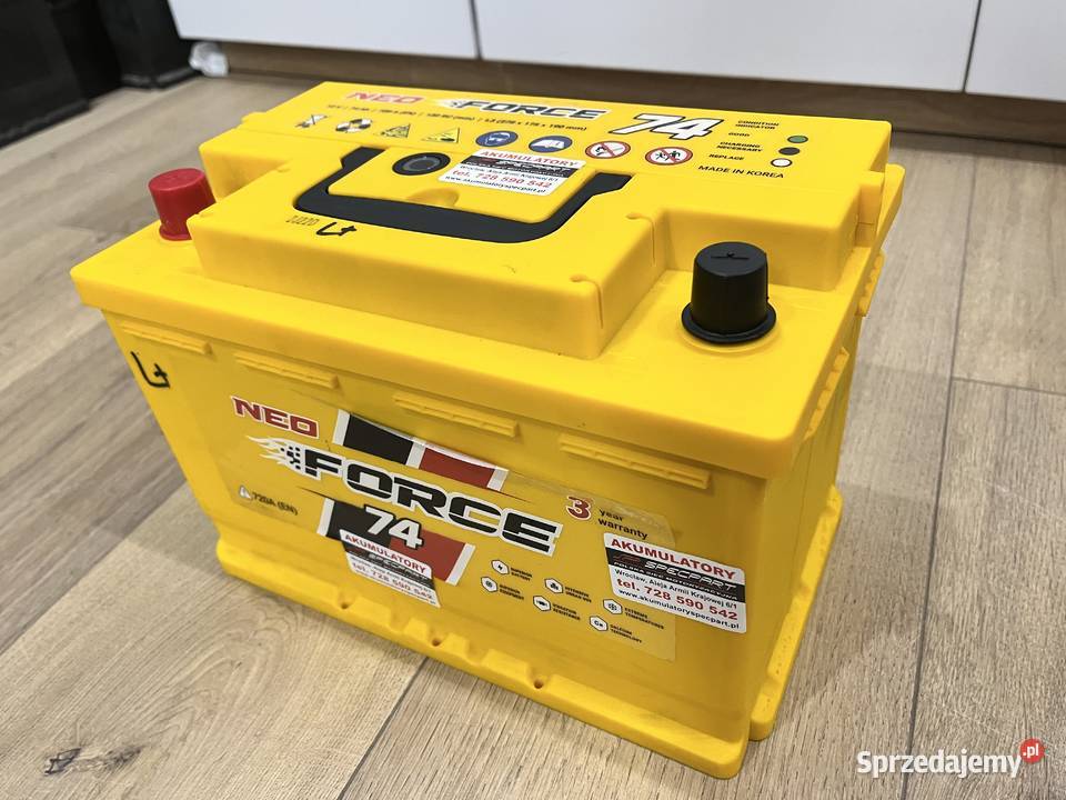 AKUMULATOR ROZRUCHOWY 12V NEO FORCE 74AH L Wrocław sprzedam