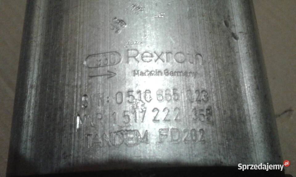 pompa hydraullczna zebata tandem rexroth Bytom