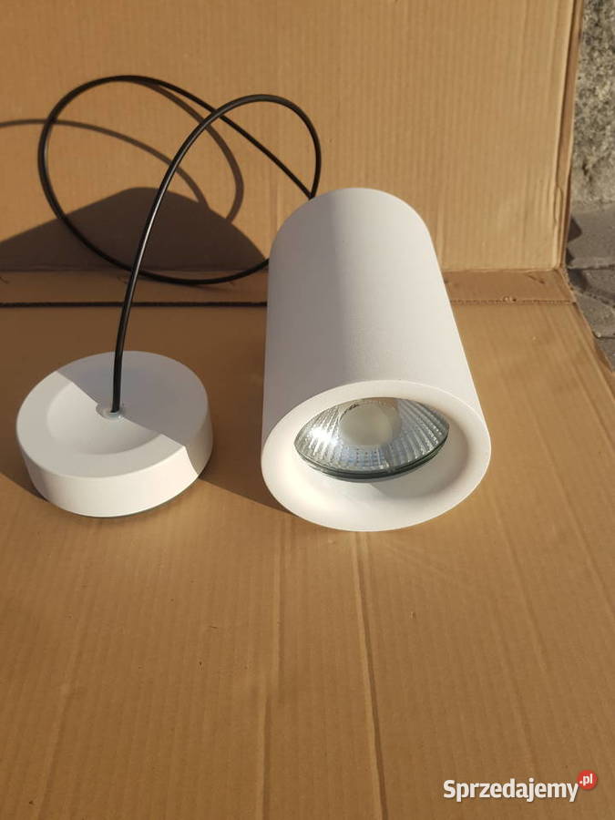 Lampa wisząca TUBA biała pojedyńcza LIRIO mazowieckie Warszawa sprzedam