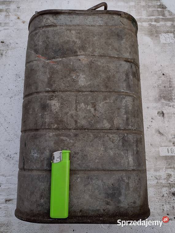 Stara bańka PRL kanister Milejewo