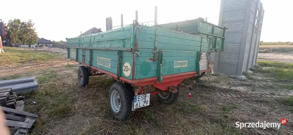 Solidna przyczepa kemper 45T gotowa do pracy Sieradz
