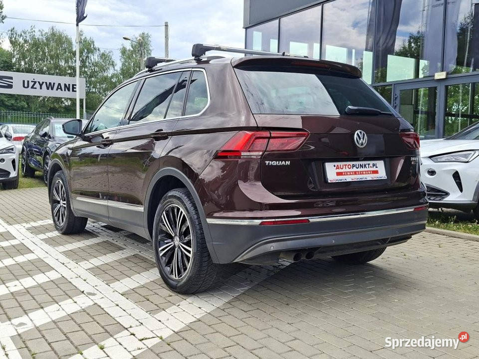 Volkswagen Tiguan 2017r SalonPL ASO BLIS Rok produkcji 2017 Kraków