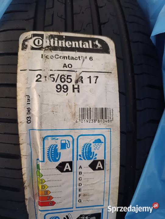 Opony Continental Nowe Okazja Samochodowe Lubliniec sprzedam