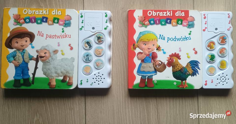 Zestaw 2 książek dźwiękowych z serii Obrazki Warszawa