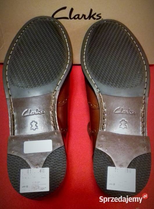 Clarks Edward Walk British Tan Leather Półbuty Warszawa