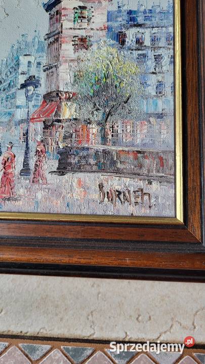 Burnett obraz olejny Paryż kujawsko-pomorskie Toruń
