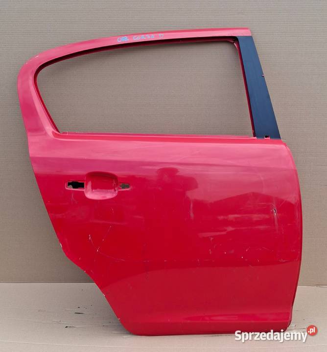 OPEL CORSA D DRZWI PRAWY TYŁ PRAWE TYLNE Bieleń