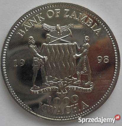 ZAMBIA1000 KWACHA1998STAN DIANA Legionowo
