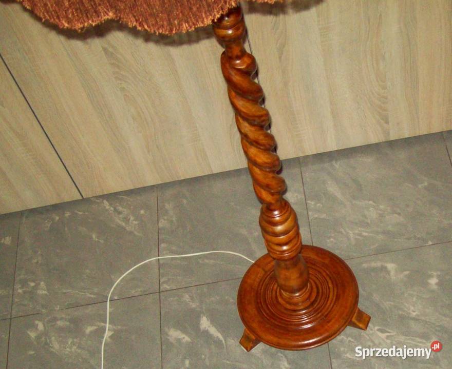 Stylowa piękna kompletna lampa podłogowa Łask