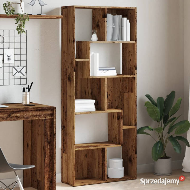 Regał stare drewno 67x24x161 materiał mazowieckie Warszawa