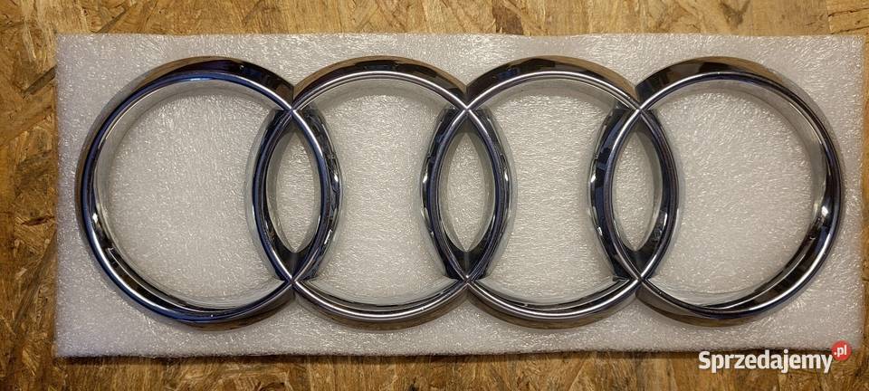 Emblemat Audi oryginał 285x100 mm sprzedam