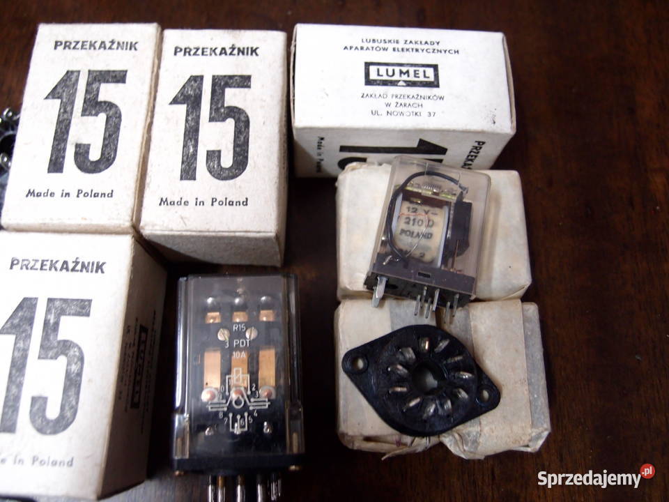 Przekaźnik R15 3PDT 10A 220V Mera Lumel i RM2