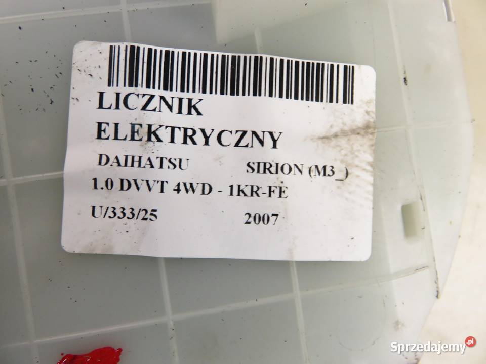LICZNIK DAIHATSU SIRION M3 10 DVVT 4WD 1KRFE