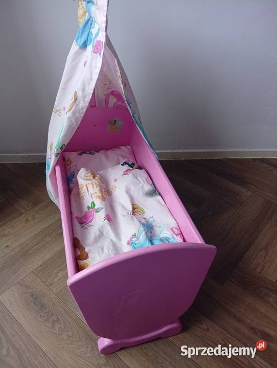 Łóżeczko kołyska lalek Bronisławka