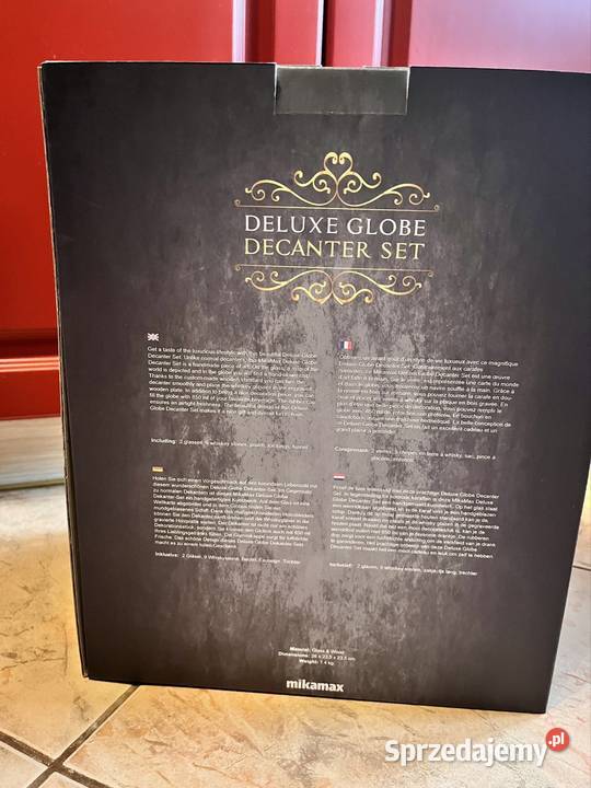 Zestaw karafek Deluxe Globe mazowieckie Lucynów sprzedam