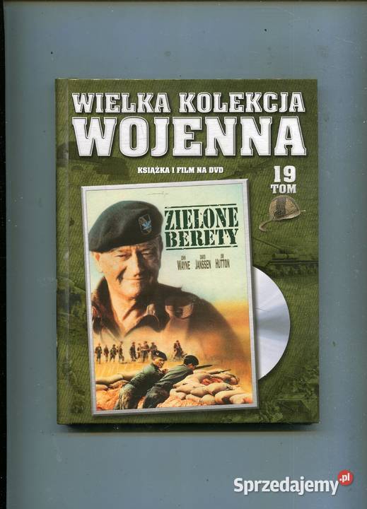 Wielka Kolekcja Wojenna Zielone berety Film DVD 1 płyta Filmy Szczecin