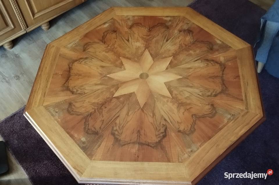 Piękny duży drewniany stół do jadalnisalonu Stoły warmińsko-mazurskie Olsztyn