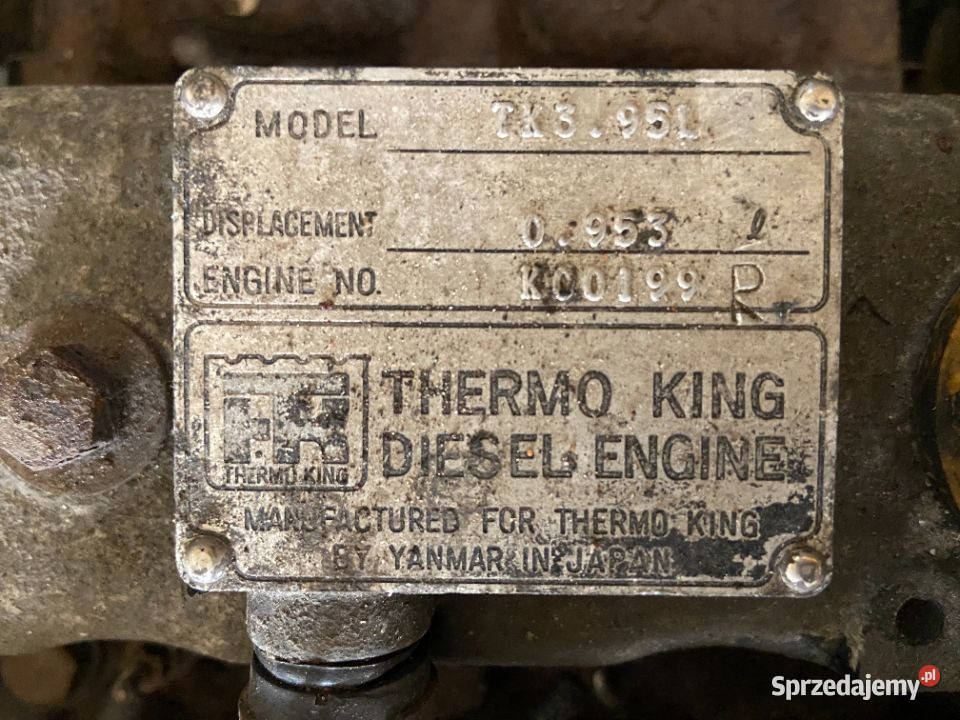 AGREGAT CHŁODNICZY DIESEL THERMO KING TK395L Maszewo
