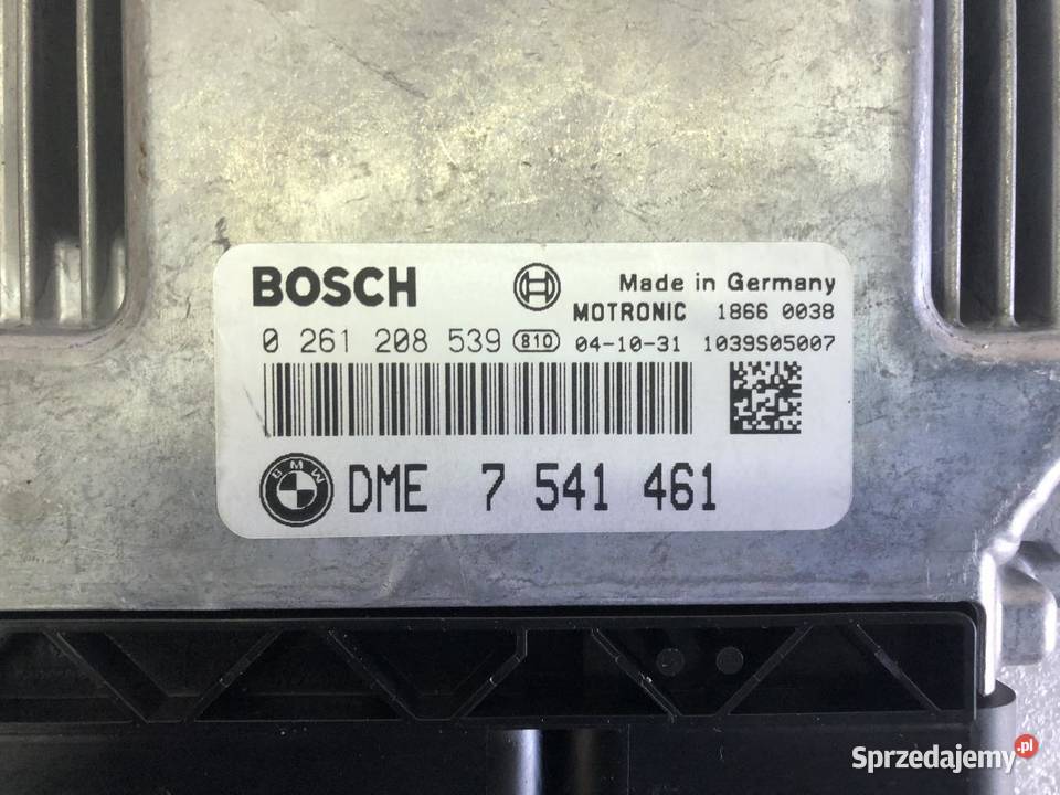 MODUŁ STEROWNIK SILNIKA 7541461 BMW E46 20B