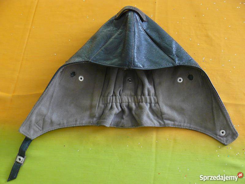 czapka pilotka niemiecka skórzana 58 warmińsko-mazurskie Pisz