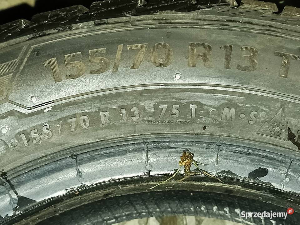 Opona zimowa prawie nowa 155x70x13 2025r Rabka-Zdrój