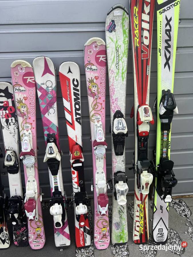 Narty juniorskie pakiet Ostrów Wielkopolski sprzedam