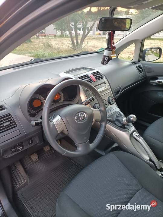 TOYOTA AURIS 14 benzyna 2008 prywatne czarny lubuskie Gorzów Wielkopolski