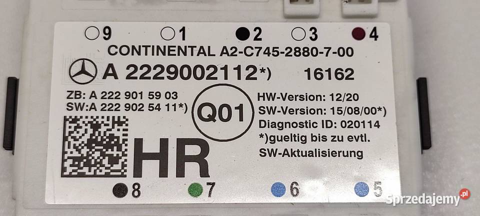 MERCEDES W205 MODUŁ DRZWI A2229002112 sprzedam