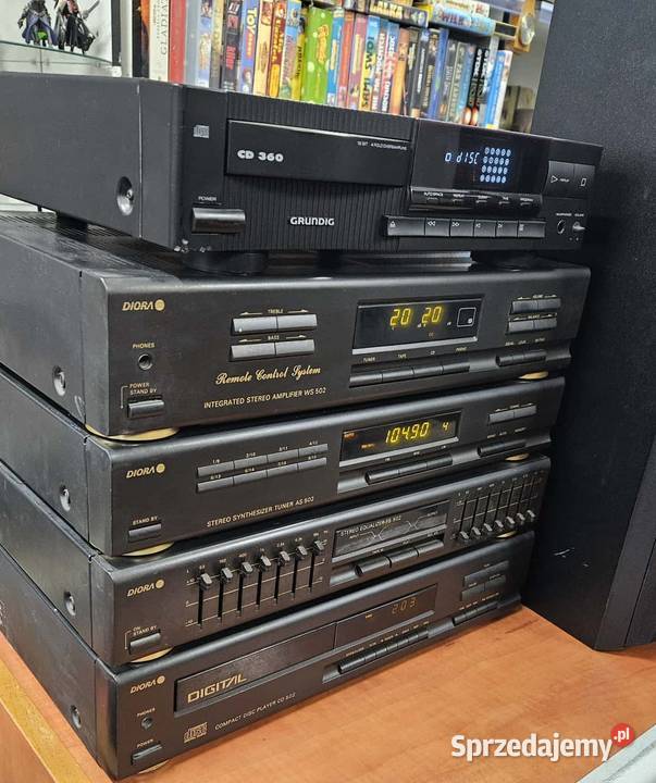 Sprzęt audio retro PRL Diora Yamaha Grundig Grodków
