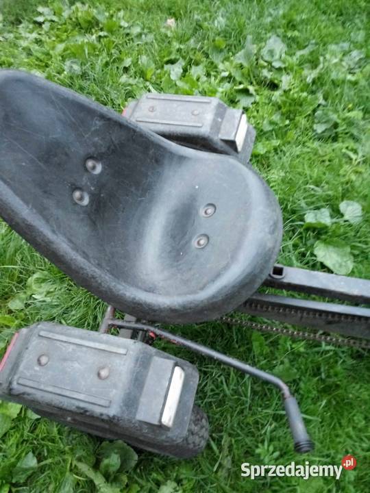 Gokart dzieci i dorosłych na pedały duży Solidny