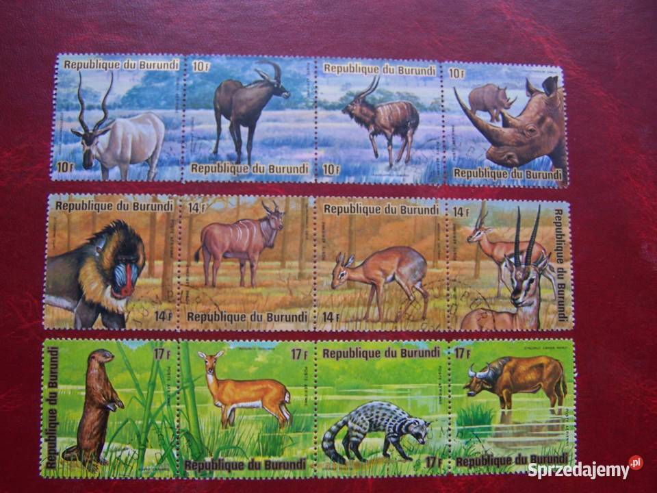 Burundi 1975 CTO Mi 114972 Fauna Zwierzęta Tychy