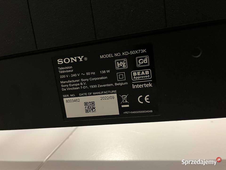 Telewizor Sony stan idealny pomorskie Gdańsk sprzedam
