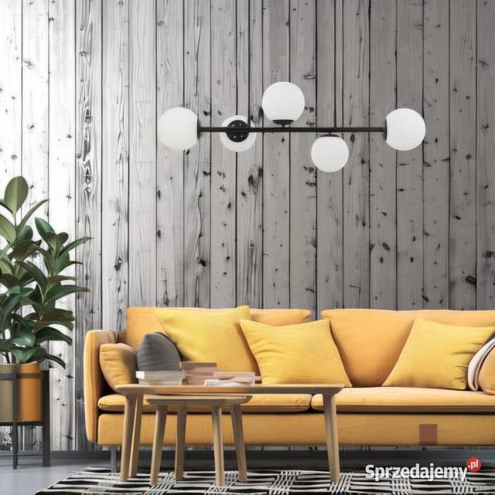 Lampa wisząca Maddie czarna 5 x E14 Lamkur Lampy wiszące Warszawa