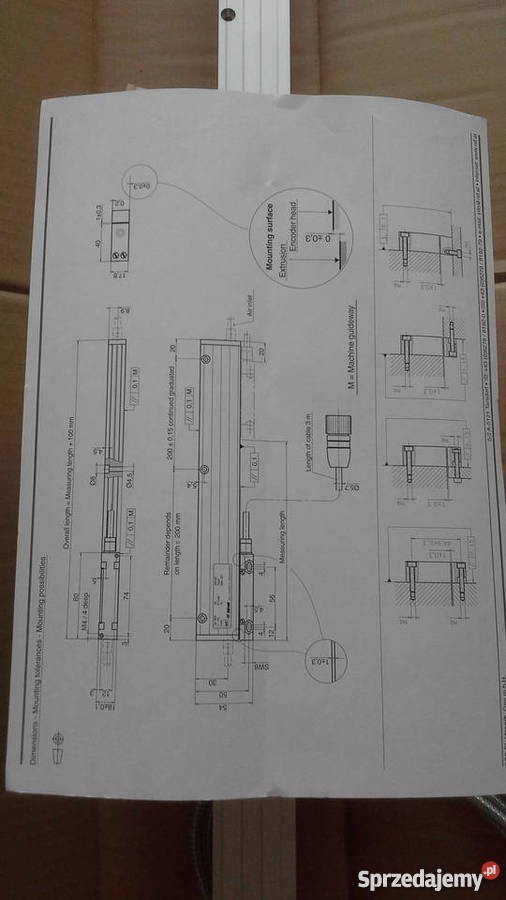 Liniał RSF Elektronik MSA 67113 ML1540mm Zabrze