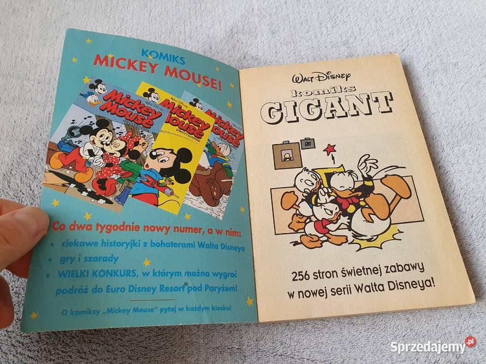 Komiks Gigant 4 1993 Pierwsza Seria dla dzieci pomorskie