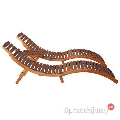 vidaXL 3częściowy zestaw leżaków ze stolikiem Leżaki i leżanki Warszawa