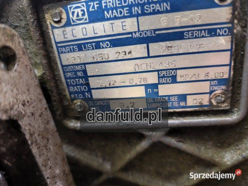 Skrzynia biegów DAF S542 manualna sprzedam