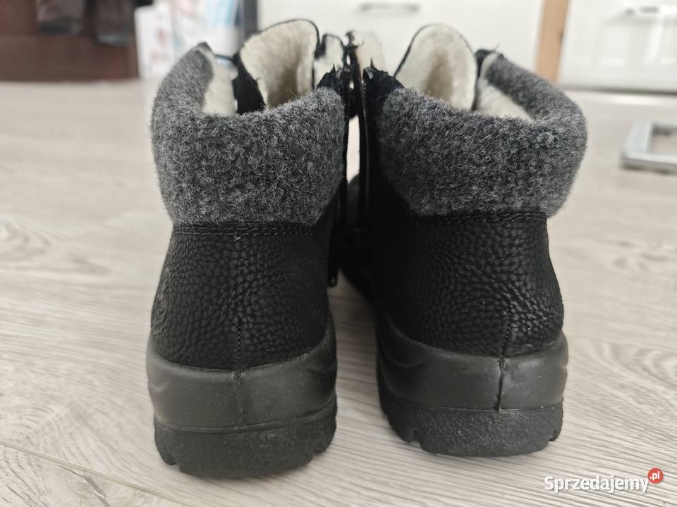 Botki firmy Rieker Półbuty Złocieniec