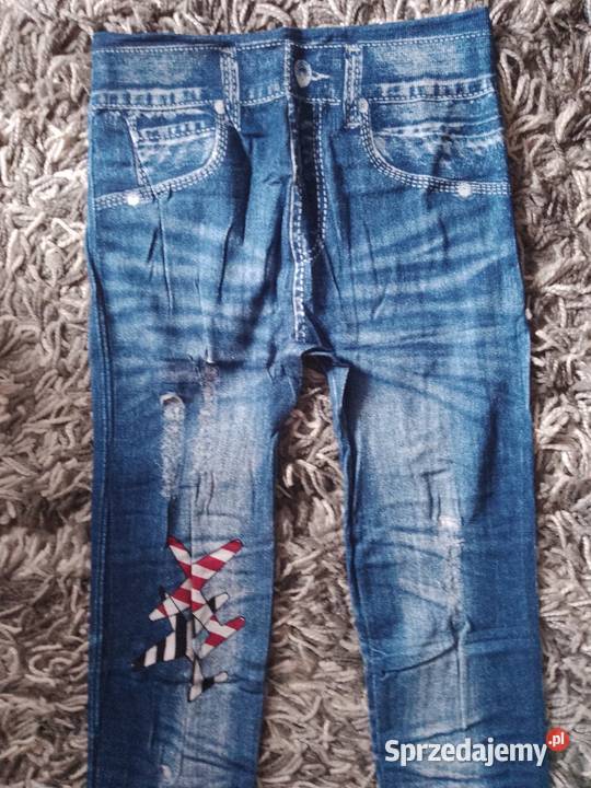 Legginsy prawdziwe dziury imitacja jeansu sprzedam
