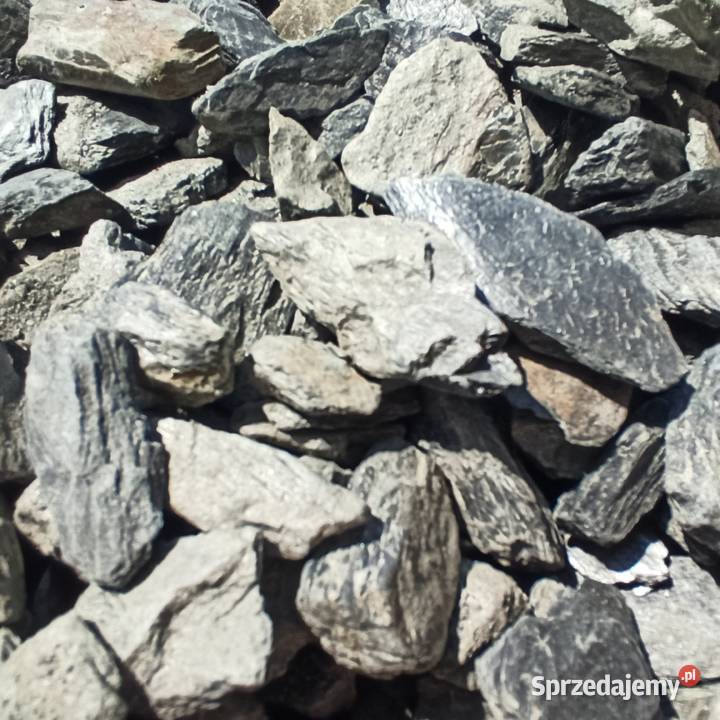 Kora czarna antracytowa Grys Bazaltowy Biała Kraków