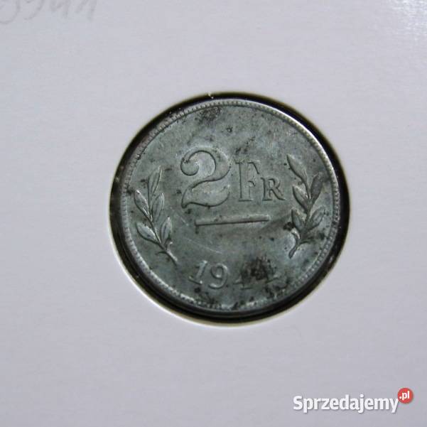 Belgia 2 Franki 1944 Kalisz