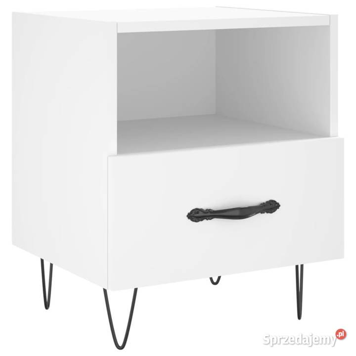 Szafki nocne 2 białe 40x35x475 WM827421 Warszawa