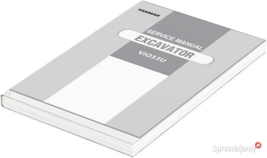 Instrukcja obsługi DTR Yanmar Vio 15 20 25 30 45 Pozostałe Szamotuły sprzedam